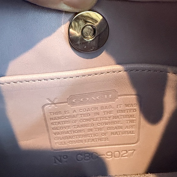 Coach Vintage Lavender Leather Mini Ergo Shoulder Bag - Picture 6 of 7